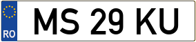 Truck License Plate